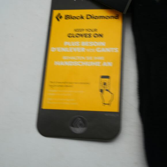 NEW Black Diamond Equipment Midweight Fleece Gloves Screentap Black Size Medium - Picture 5 of 7